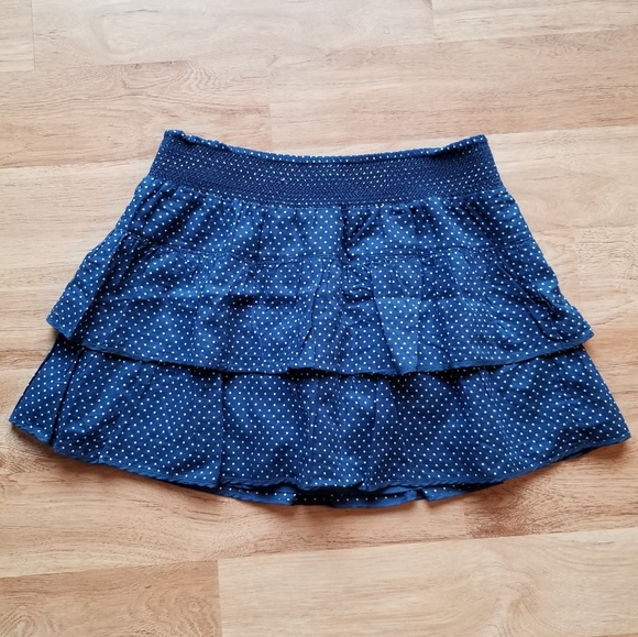 Polka Dot Ruffle Mini Skirt - Picture 2 of 5